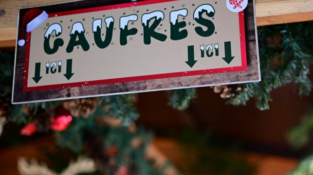 Ici, elles ne sont pas « à la mulhousienne », mais elles n’en sont pas moins gaufres. Photo Francis Kittler